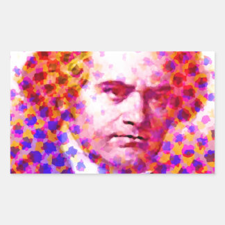 Sticker Rectangulaire Pop Beethoven