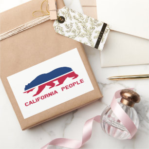 Sticker Rectangulaire Population de Californie