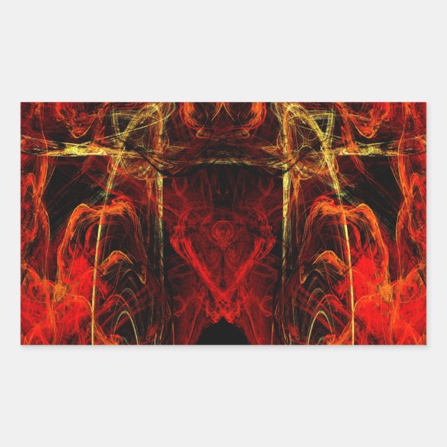 Sticker Rectangulaire Portail de la torture éternelle (Devant)