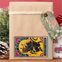 Poster de cirque Xmas Merry Krampus Naughty Brats