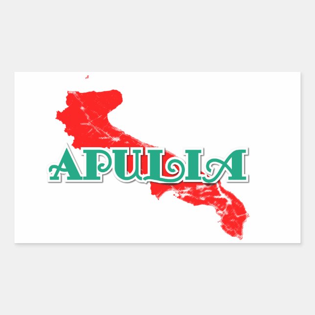 Sticker Rectangulaire Pouilles (Devant)