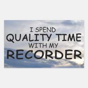 Sticker rectangulaire pour enregistreur de temps d