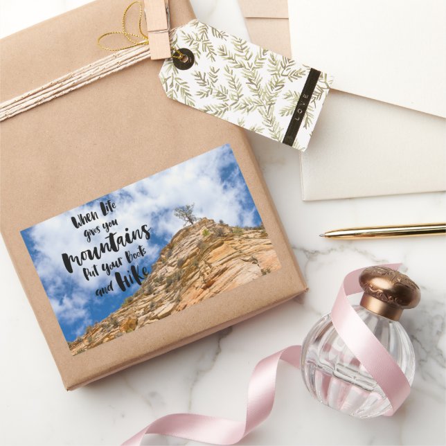 Sticker Rectangulaire Préparez-vous à explorer (Cadeaux)