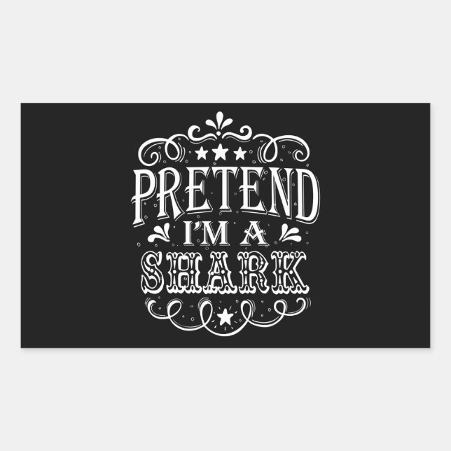 Sticker Rectangulaire Pretend Poison de Shark (Devant)