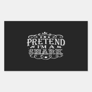 Sticker Rectangulaire Pretend Poison de Shark