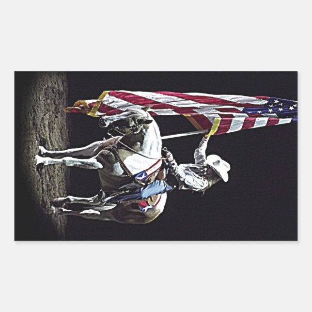 Sticker Rectangulaire Prières Stampede (Devant)