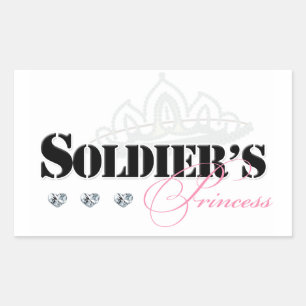 Sticker Rectangulaire Princesse du soldat