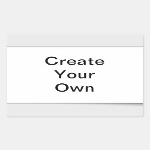 Sticker Rectangulaire Produits personnalisés