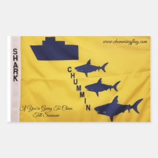 Sticker Rectangulaire Promotion de la sensibilisation à la sécurité