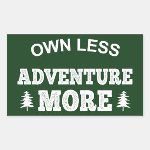 Sticker Rectangulaire Propre Moins, Avancer Plus