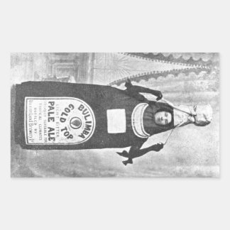 Sticker Rectangulaire Publicité Anthropomorphe Vintage