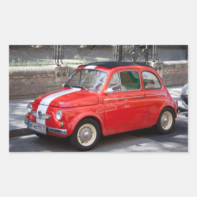 Sticker Rectangulaire Puch 650 T (Devant)