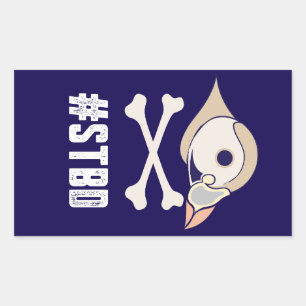 Sticker Rectangulaire Puffins de Pittsburgh #STBD