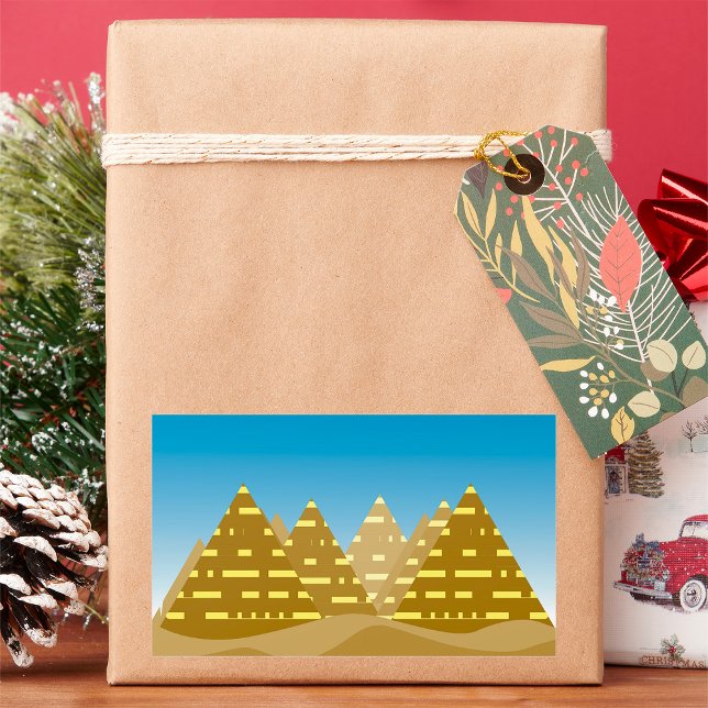 Sticker Rectangulaire Pyramide (Créateur téléchargé)