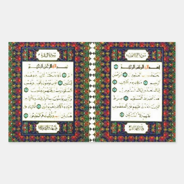 STICKER RECTANGULAIRE QUARAN (Devant)