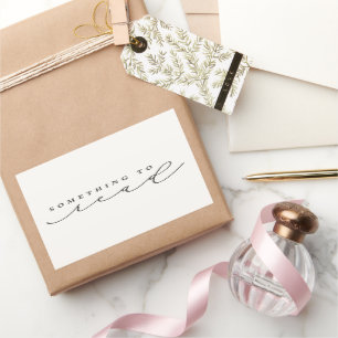 Sticker Rectangulaire Quelque Chose À Lire Le Soir De Noël / Cadeau De N