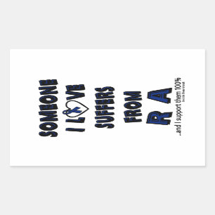 Sticker Rectangulaire Quelqu'un que j'aime...RA