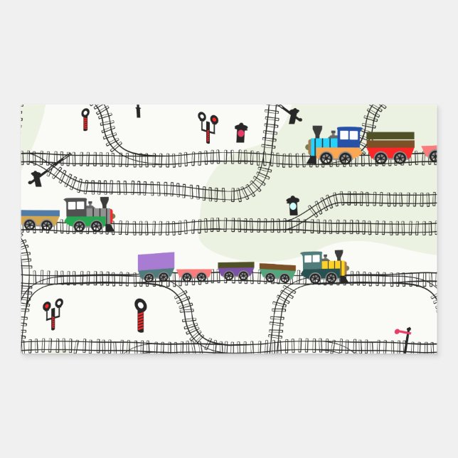 Sticker Rectangulaire Railway (homonymie) (Devant)
