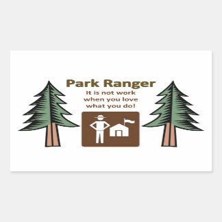 Sticker Rectangulaire Ranger Park
