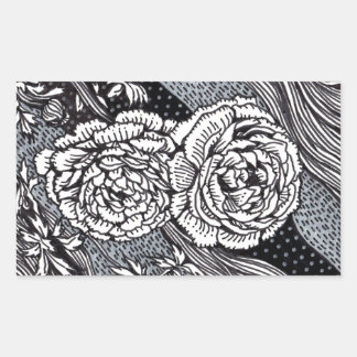 Sticker Rectangulaire Ranunculus