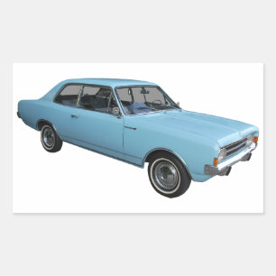 Sticker Rectangulaire Record d'Oldtimer Opel