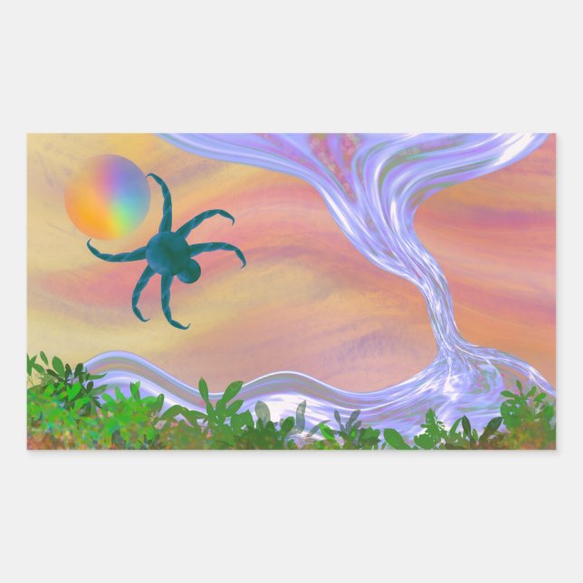 Sticker Rectangulaire Récupérer (Devant)