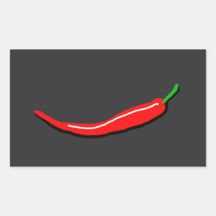 Sticker Rectangulaire Red Chili
