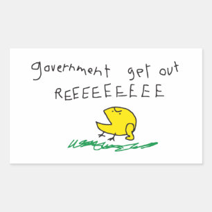 Sticker Rectangulaire REE SNEKRIGHT Gadsden Flag