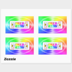 Sticker Rectangulaire Règles de paix -