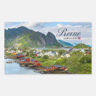Sticker Rectangulaire Reine sur les Lofoten
