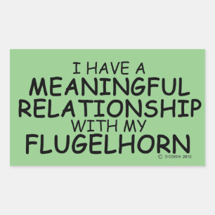 Sticker Rectangulaire Relation significative Flugelhorn Rectangulaire St