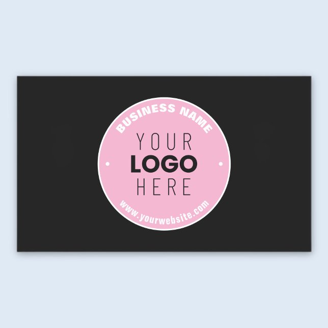 Sticker Rectangulaire Remplacement de logo facile & Texte modifiable | R (Créateur téléchargé)