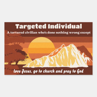 Sticker Rectangulaire Réponse de texte personnalisée individuelle ciblée