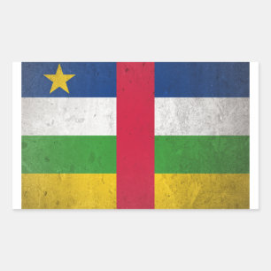 Sticker Rectangulaire République centrafricaine