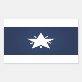 Sticker Rectangulaire République du Texas