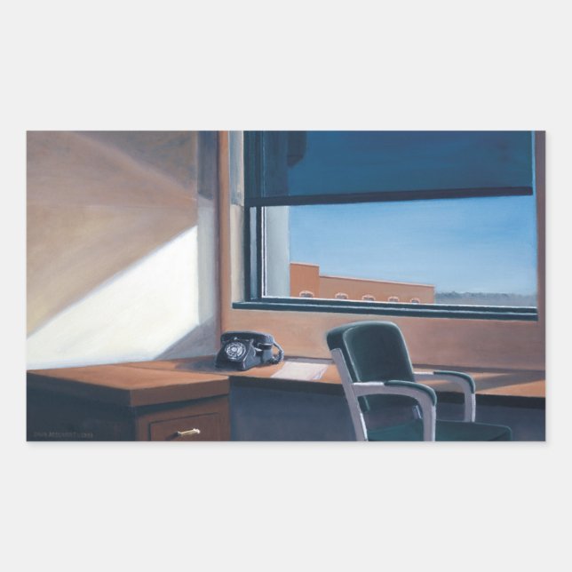 Sticker Rectangulaire Retour au travail 2003 (Devant)