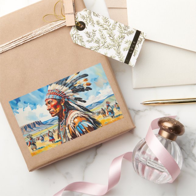 STICKER RECTANGULAIRE RÉUNION SUR LES PLAINES (Cadeaux)