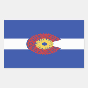 Sticker Rectangulaire Ride Colorado (Bicycle Cassette)
