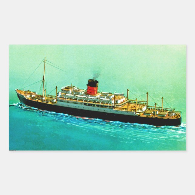 Sticker Rectangulaire RMS Parthia (Devant)