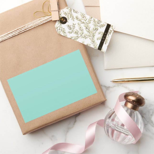 Sticker Rectangulaire Robin's Oeuf Blue (Cadeaux)