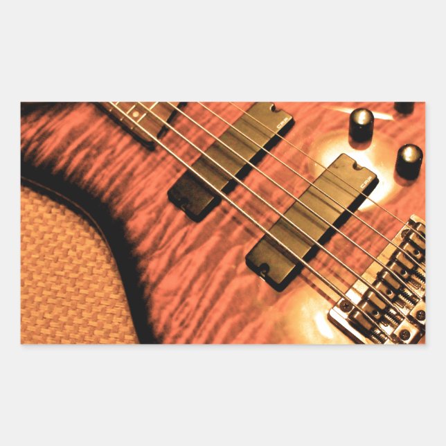 Sticker Rectangulaire Rockers au coeur ! (Devant)