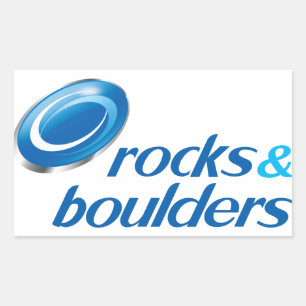 Sticker Rectangulaire Rocks & Boulders (Parodie)