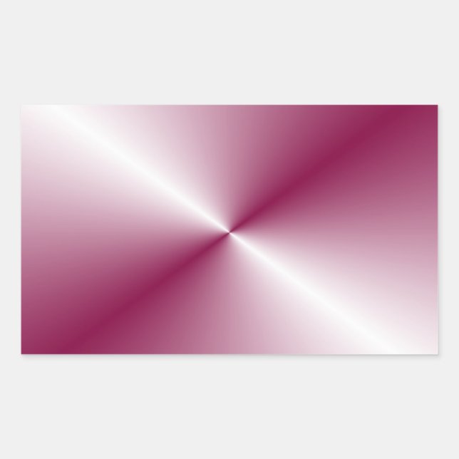 Sticker Rectangulaire Rose violet blanc Modèle tendance élégant classiqu (Devant)
