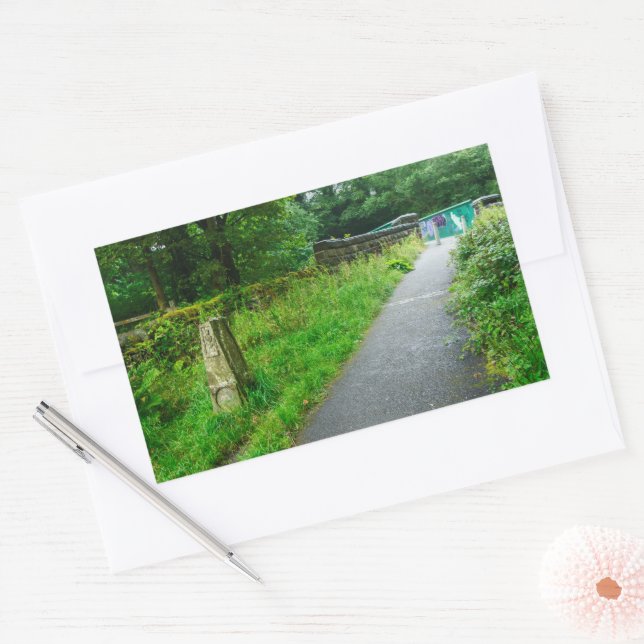 Sticker Rectangulaire Route 66 Cycleway, Brearley (Enveloppe)