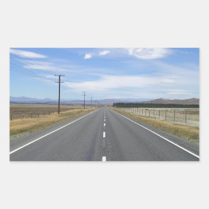 Sticker Rectangulaire Route longue