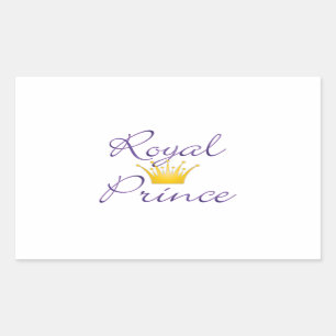 Sticker Rectangulaire Royal Prince