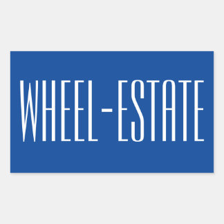 Sticker Rectangulaire Rving RV Camper Camp Moteur Accueil Amusement = Ro