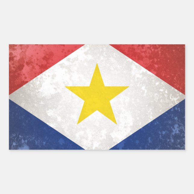 Sticker Rectangulaire Saba (Devant)