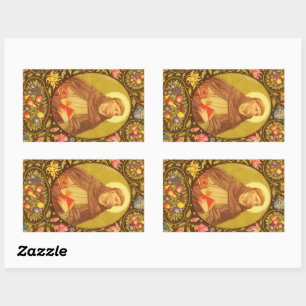 Sticker Rectangulaire Saint Dominique de Guzman (PM 02)