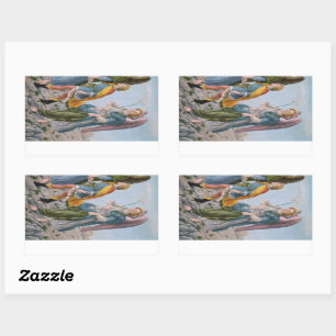 Sticker Rectangulaire Saint Gabriel l'Archange (détail ; M 017)